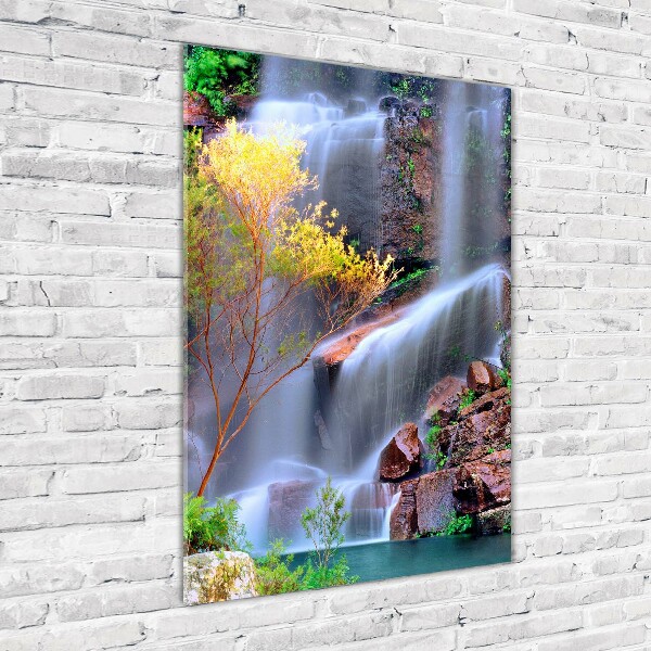 Staand foto in plexiglas Waterval