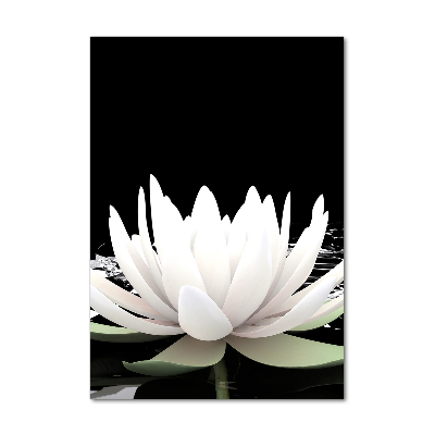 Staand foto in plexiglas Lotusbloem