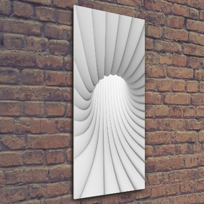 Staand foto op plexiglas Abstracte tunnel