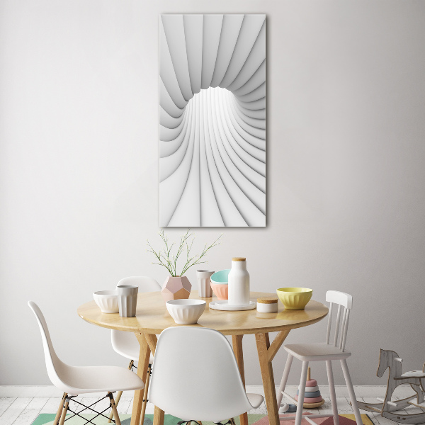 Staand foto op plexiglas Abstracte tunnel