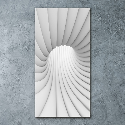 Staand foto op plexiglas Abstracte tunnel