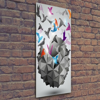 Obraz zdjęcie na scianę akrylowy pionowy Papierowa wolność