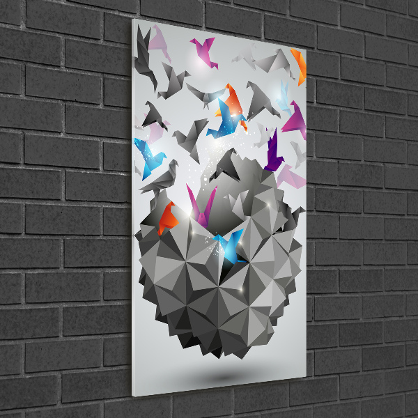 Obraz zdjęcie na scianę akrylowy pionowy Papierowa wolność