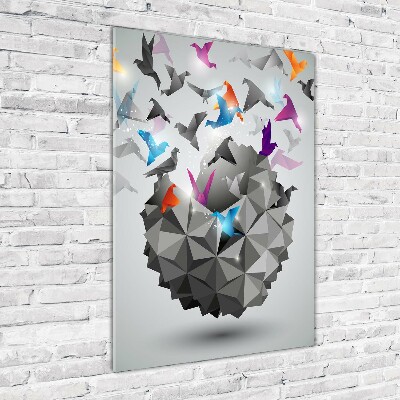 Obraz zdjęcie na scianę akrylowy pionowy Papierowa wolność