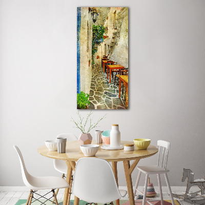 Foto obraz akryl pionowy Greckie tawerny