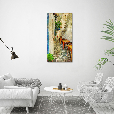 Foto obraz akryl pionowy Greckie tawerny