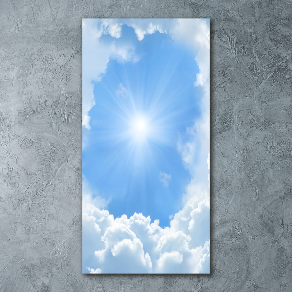 Staand foto plexiglas Wolken aan de hemel