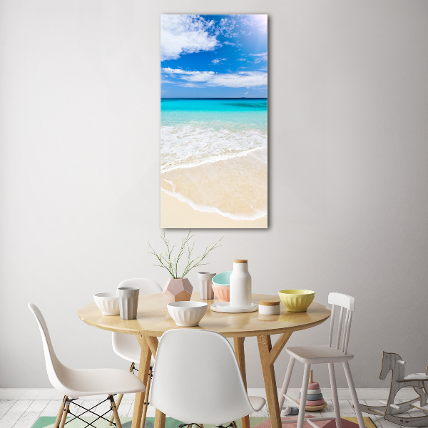Staand plexiglas foto Tropisch strand