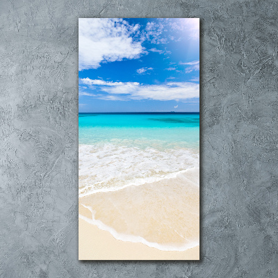 Staand plexiglas foto Tropisch strand