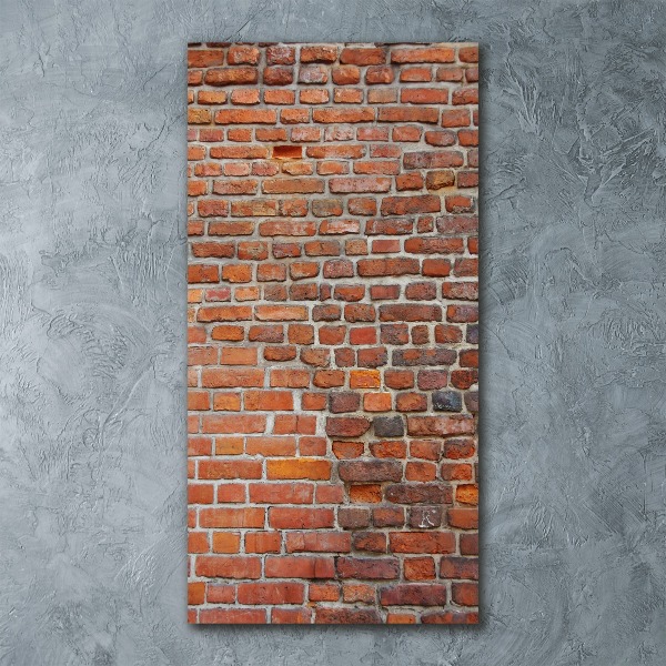 Foto obraz szkło akryl pionowy Ceglana ściana