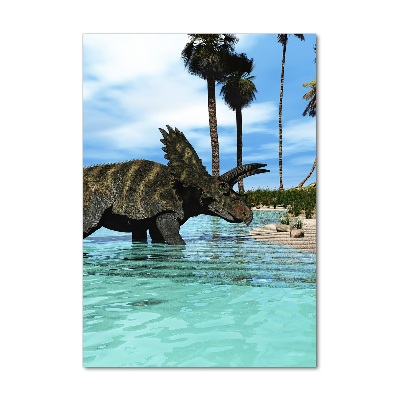 Staand foto in plexiglas Dinosaurussen op het strand