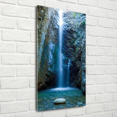 Staand foto op plexiglas Waterval