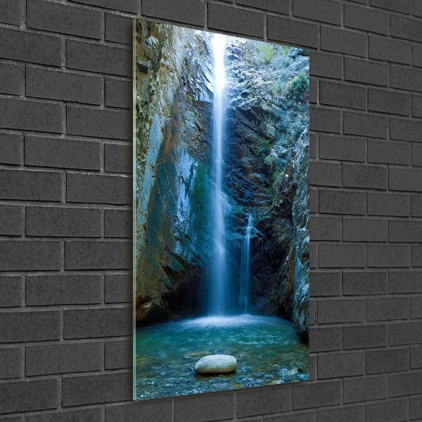 Staand foto op plexiglas Waterval
