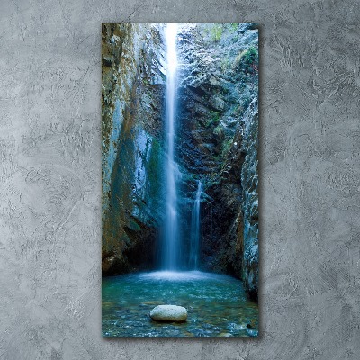 Staand foto op plexiglas Waterval