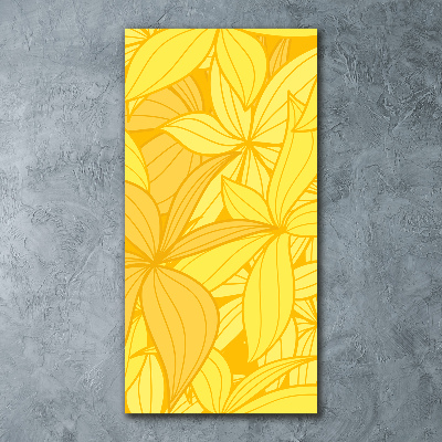 Staand foto plexiglas Gele bloemen