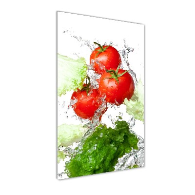 Staand foto plexiglas Tomaten en sla