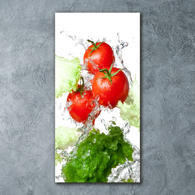 Staand foto plexiglas Tomaten en sla