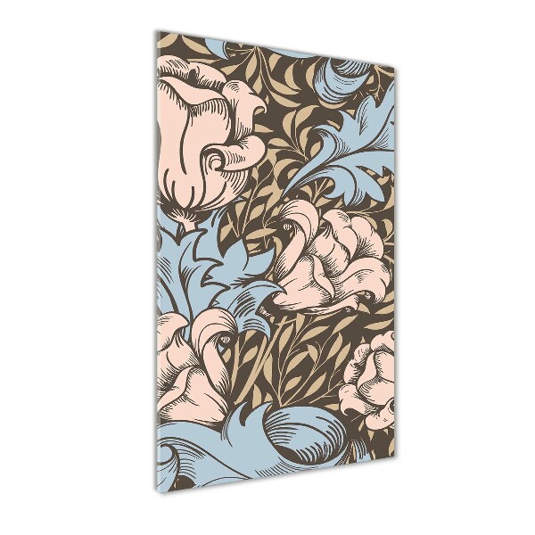 Staand foto in plexiglas Bloemen en bladeren