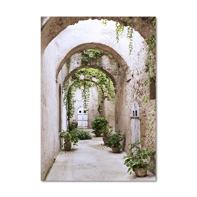 Foto obraz szkło akryl pionowy Arkada na zamku