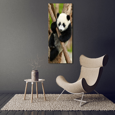 Staand foto op plexiglas Panda in een boom