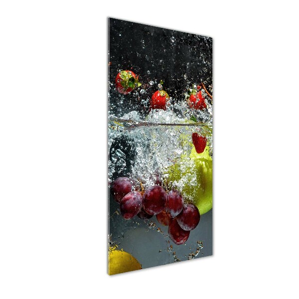Staand foto in plexiglas Fruit onder water