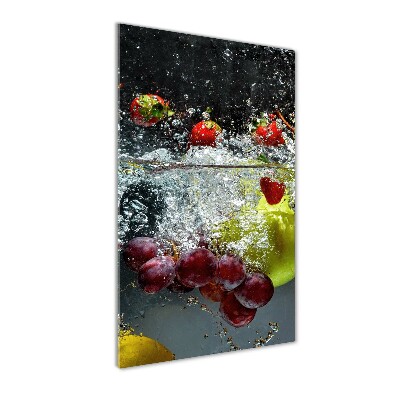 Staand foto in plexiglas Fruit onder water
