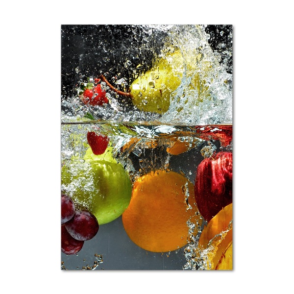Staand foto in plexiglas Fruit onder water