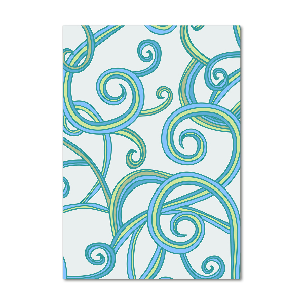 Staand foto op plexiglas Abstracte spiralen