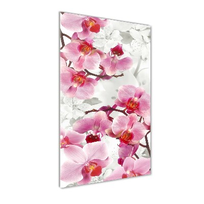 Staand foto in plexiglas Roze orchidee