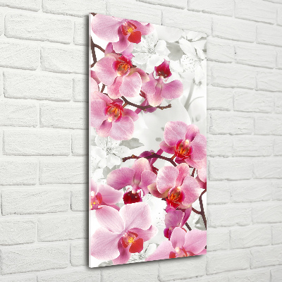 Staand foto in plexiglas Roze orchidee