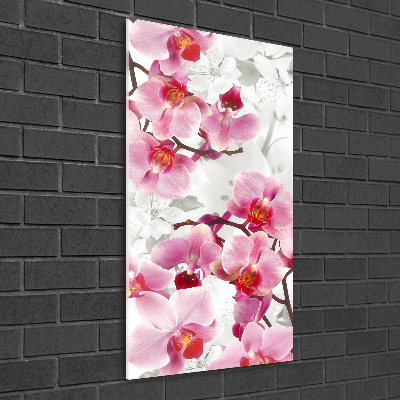 Staand foto in plexiglas Roze orchidee
