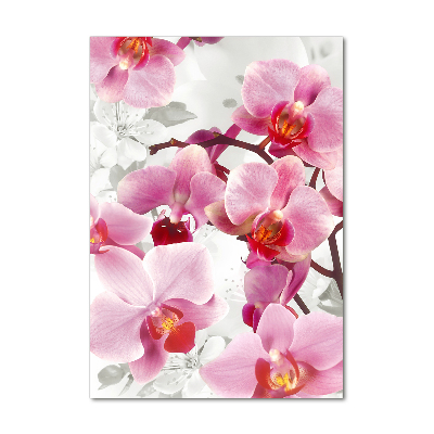 Staand foto in plexiglas Roze orchidee