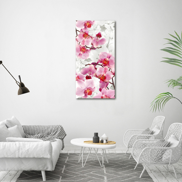 Staand foto in plexiglas Roze orchidee
