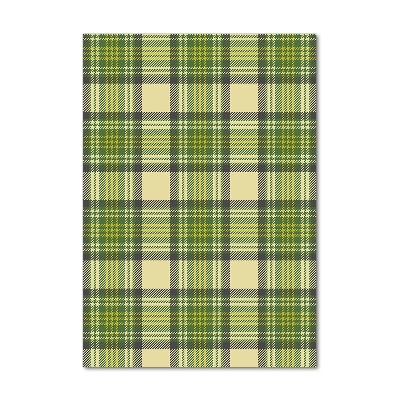 Staand foto plexiglas Groen geblokt