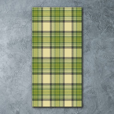 Staand foto plexiglas Groen geblokt