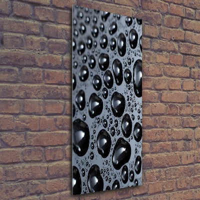 Staand foto op plexiglas waterdruppels