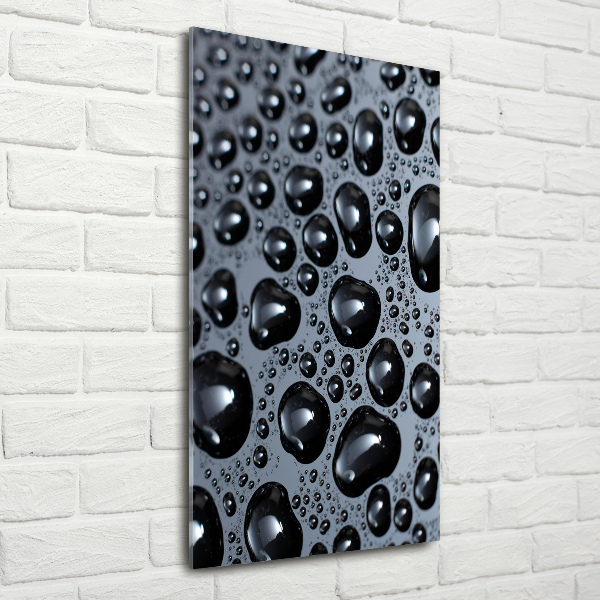 Staand foto op plexiglas waterdruppels