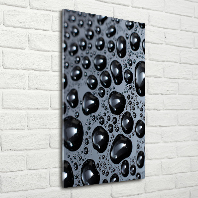 Staand foto op plexiglas waterdruppels