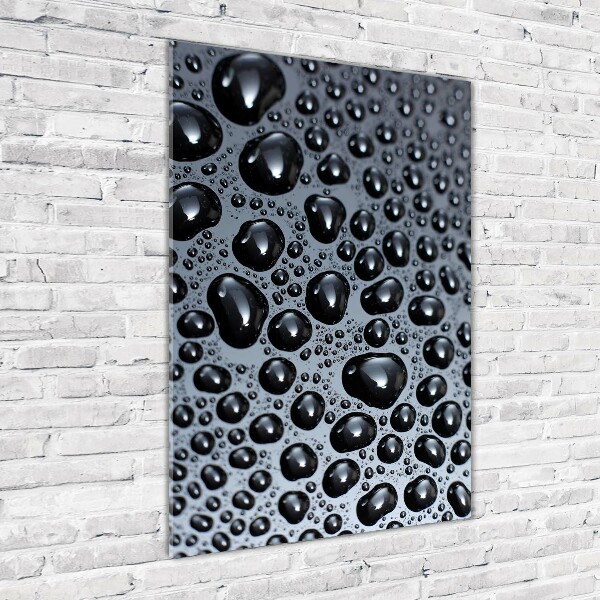 Staand foto op plexiglas waterdruppels