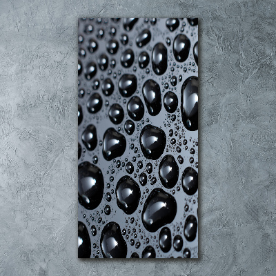 Staand foto op plexiglas waterdruppels