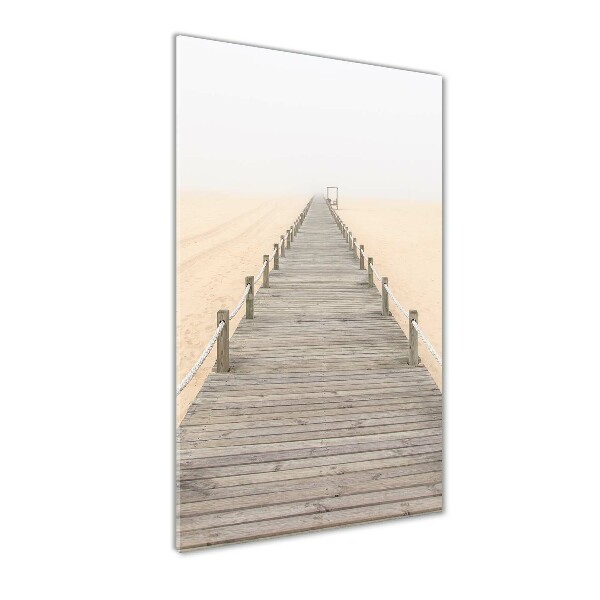 Staand foto plexiglas Strandpad