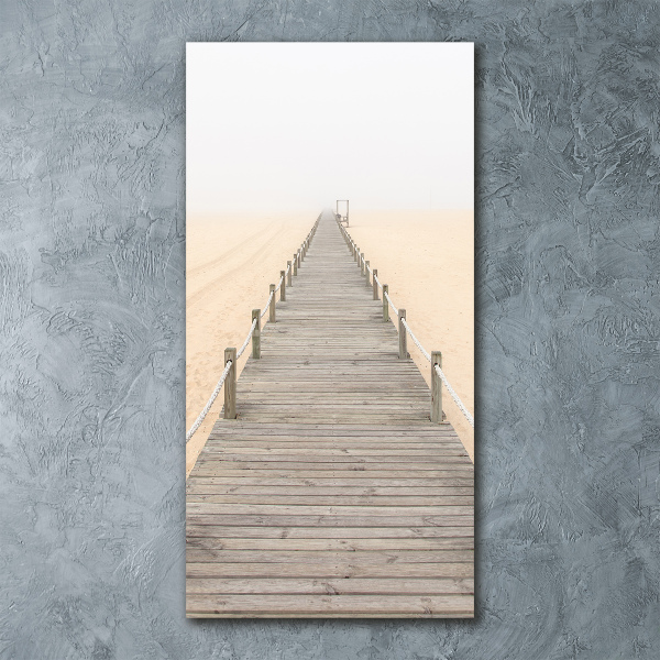 Staand foto plexiglas Strandpad