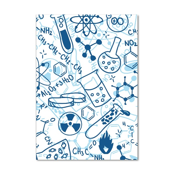 Staand plexiglas foto Chemische achtergrond
