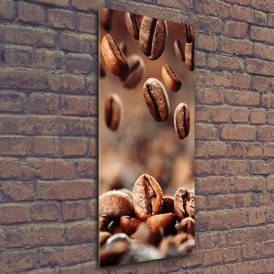 Staand plexiglas foto Koffiebonen