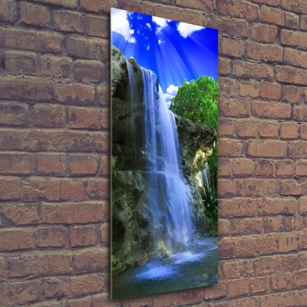 Staand plexiglas foto Waterval
