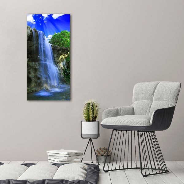 Staand plexiglas foto Waterval