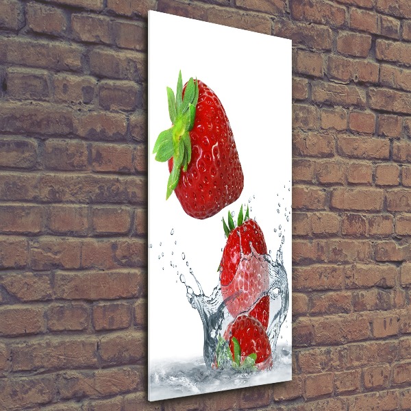 Staand foto in plexiglas Aardbeien