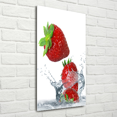 Staand foto in plexiglas Aardbeien