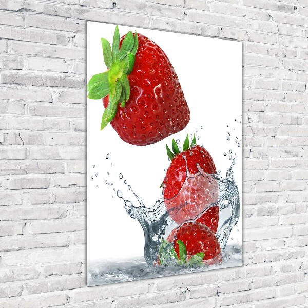 Staand foto in plexiglas Aardbeien