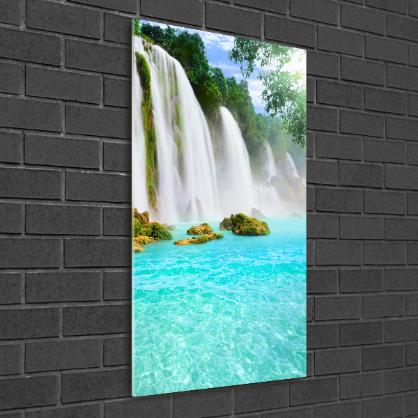 Staand foto op plexiglas Waterval